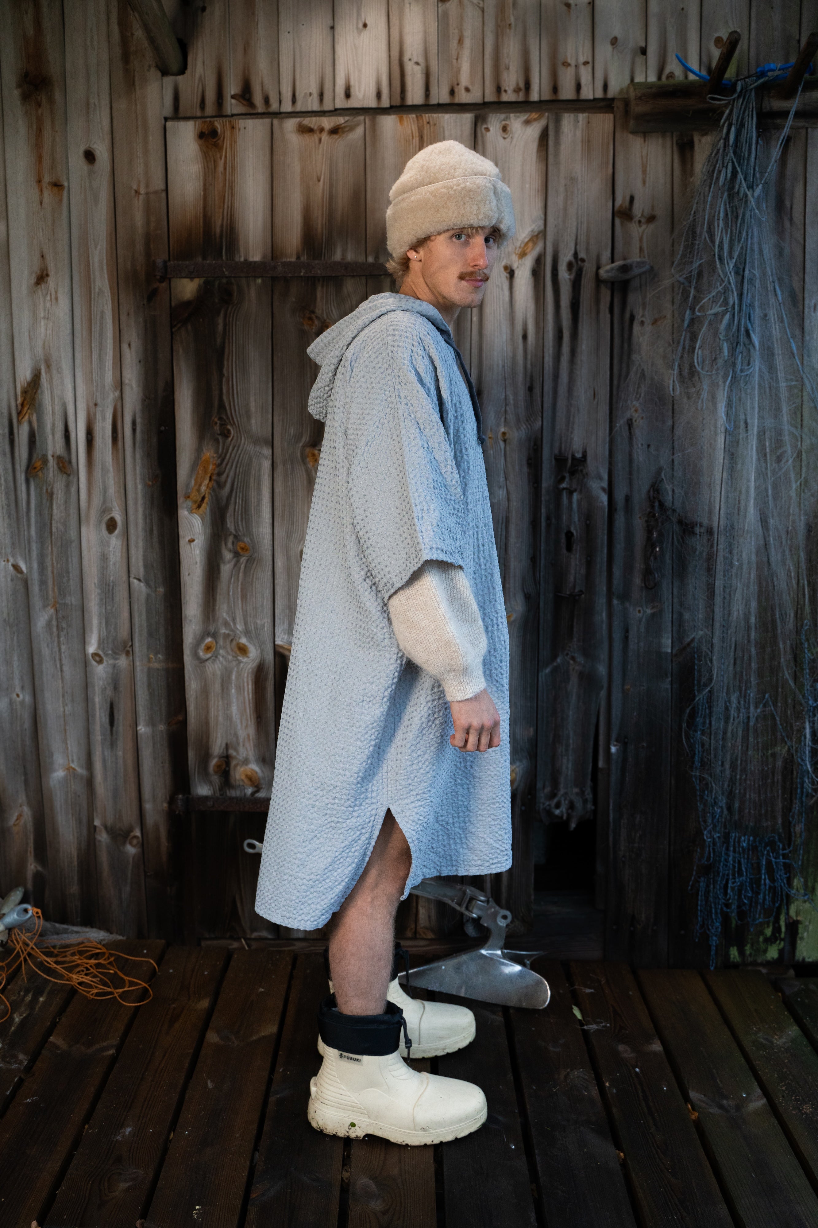 Surf-poncho / Waffle